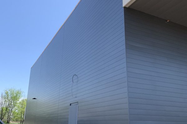 Extruded aluminum siding installed by Brose Construction.