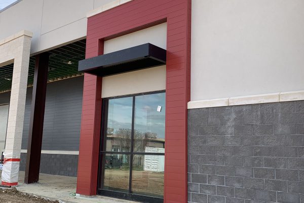 Extruded aluminum siding installed by Brose Construction.